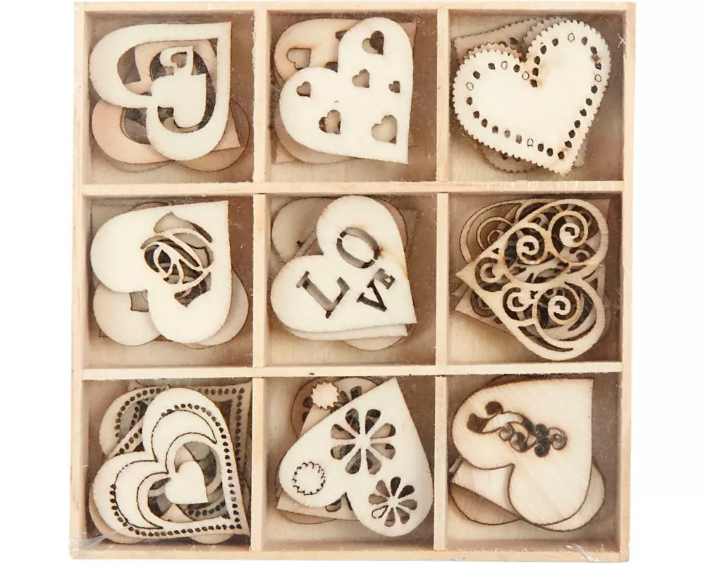 Creativ Company Streudeko Herzen 45 Stück