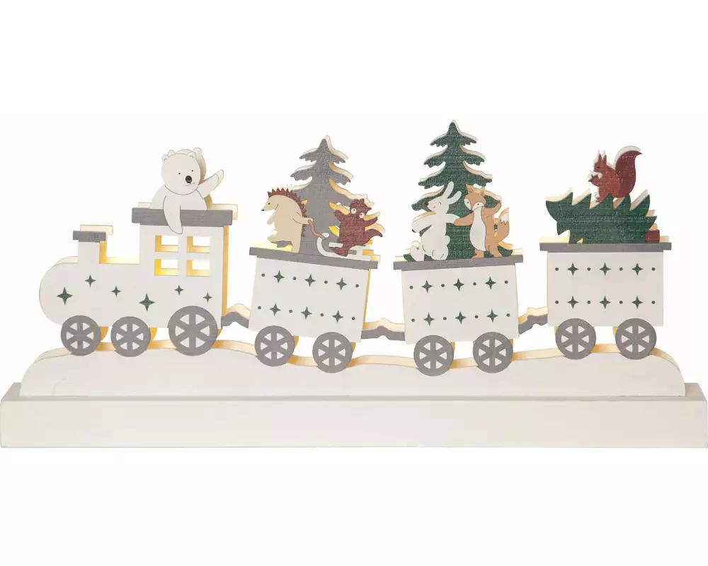 Star Trading Tischdeko Forest Friends, 37 cm, Mehrfarbig