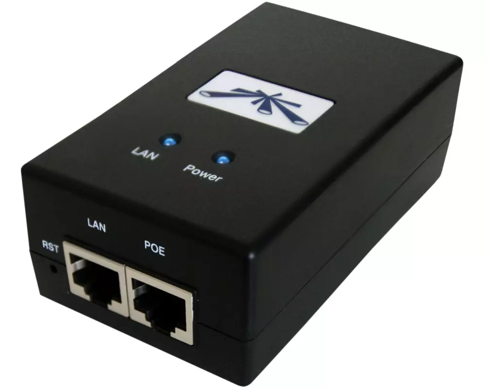 Ubiquiti PoE Injector POE-24-30W 24 Volt FE passiv, 30 Watt