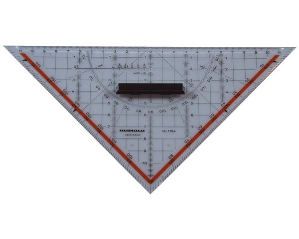 RUMOLD Techn. Zeichendreieck 22cm 1154