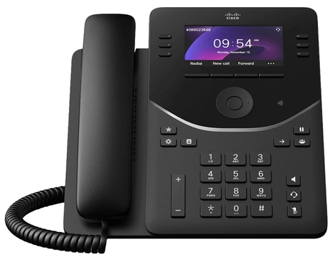 Cisco Desk Phone 9851 Carbon Black