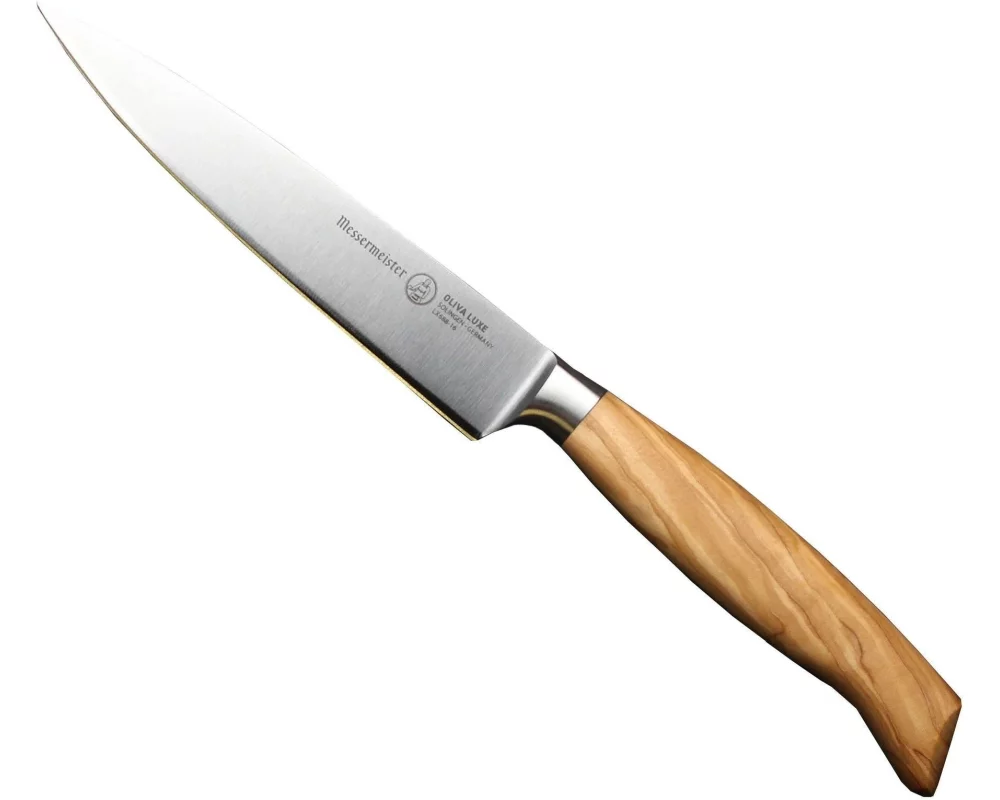 Messermeister Universalmesser Oliva Luxe 16.5 cm, Nature/Silber