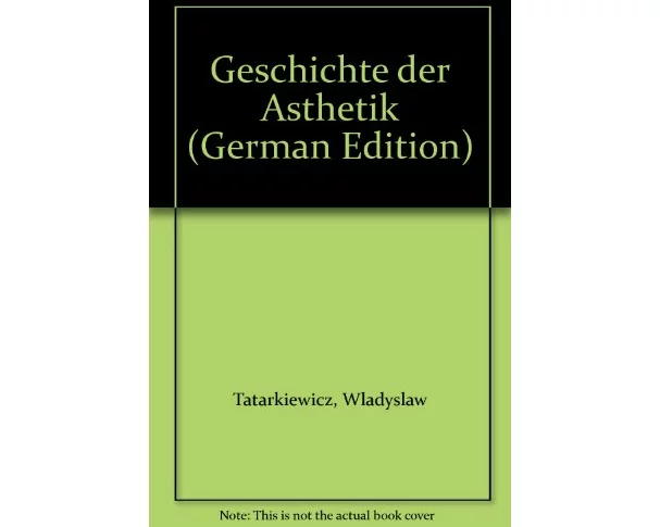 Geschichte der Ästhetik / Ästhetik der Antike