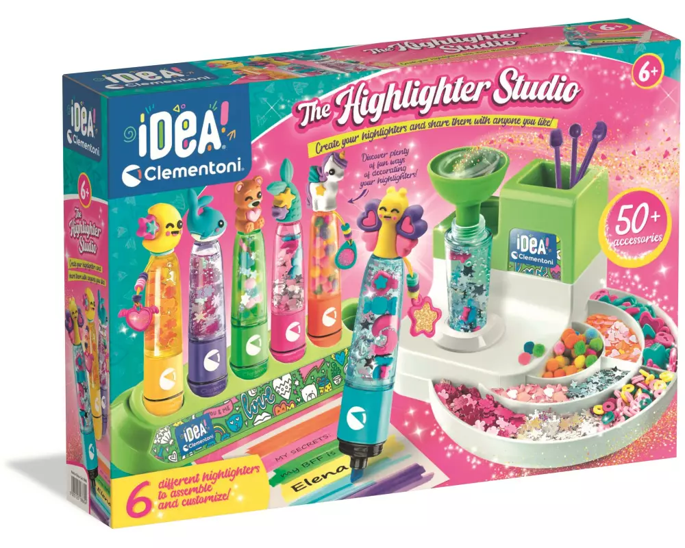 Clementoni Bastelset Mein Highlighter-Atelier