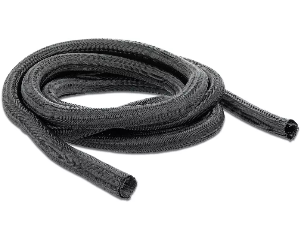 Delock Kabelschlauch 2 m x 25 mm Schwarz