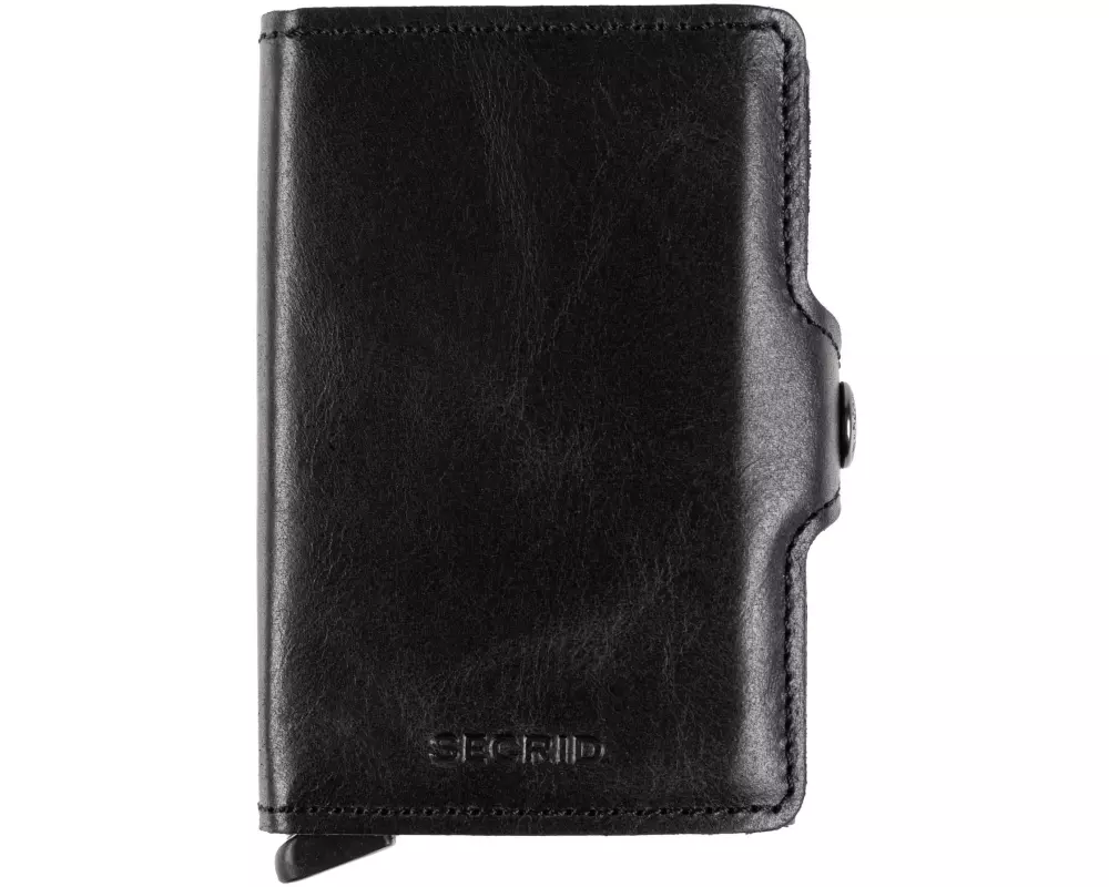 SECRID Portemonnaie Twinwallet Vintage Black