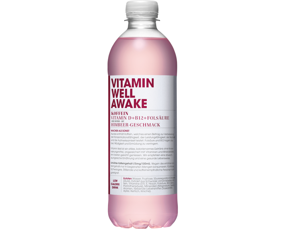 VITAMIN W Awake, Pet 129400001205 50 cl, 12 Stk.