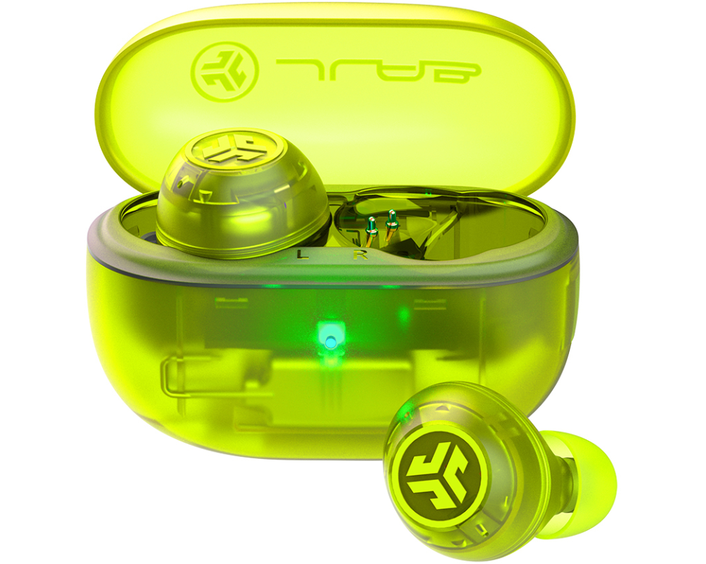 JLAB Go Pop ANC Earbuds IEUEBGOANCRTRAGRN124 True Wirel.Transp.Neon Green