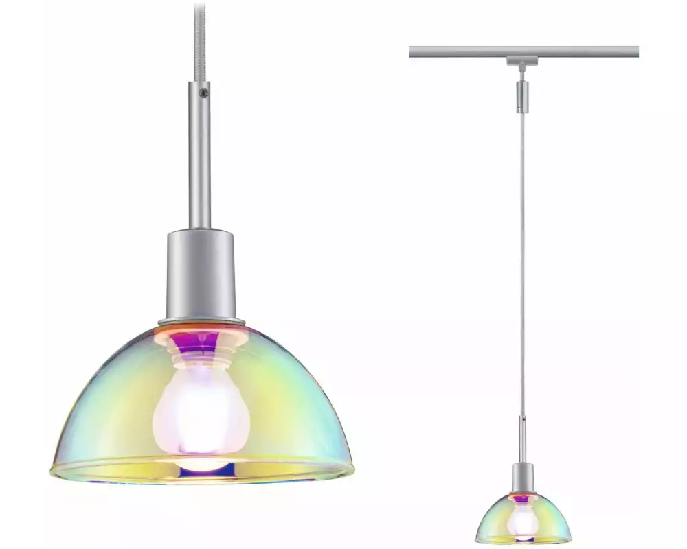 Paulmann Pendelleuchte URail Sarrasani, 1 x E14, 20 W, Chrom/ Klar