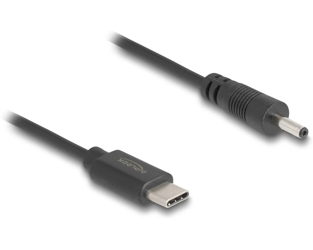 Delock USB-Stromkabel Hohlstecker 3.0/1.1 mm USB-C - Spezial 0.27 m