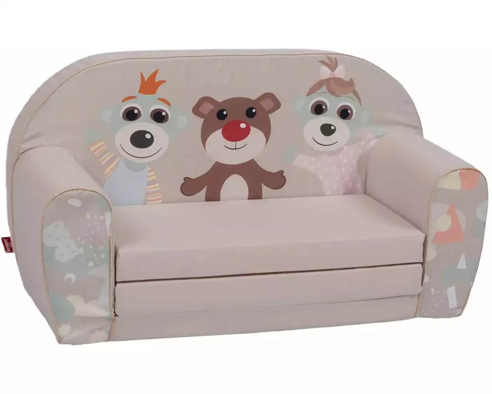 Knorrtoys Kindersofa «Babies and the bear»