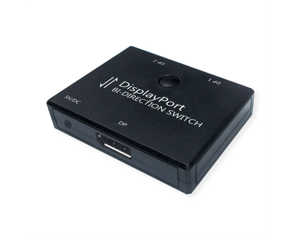 VALUE 4K DisplayPort Switch, 2fach, bidirektional