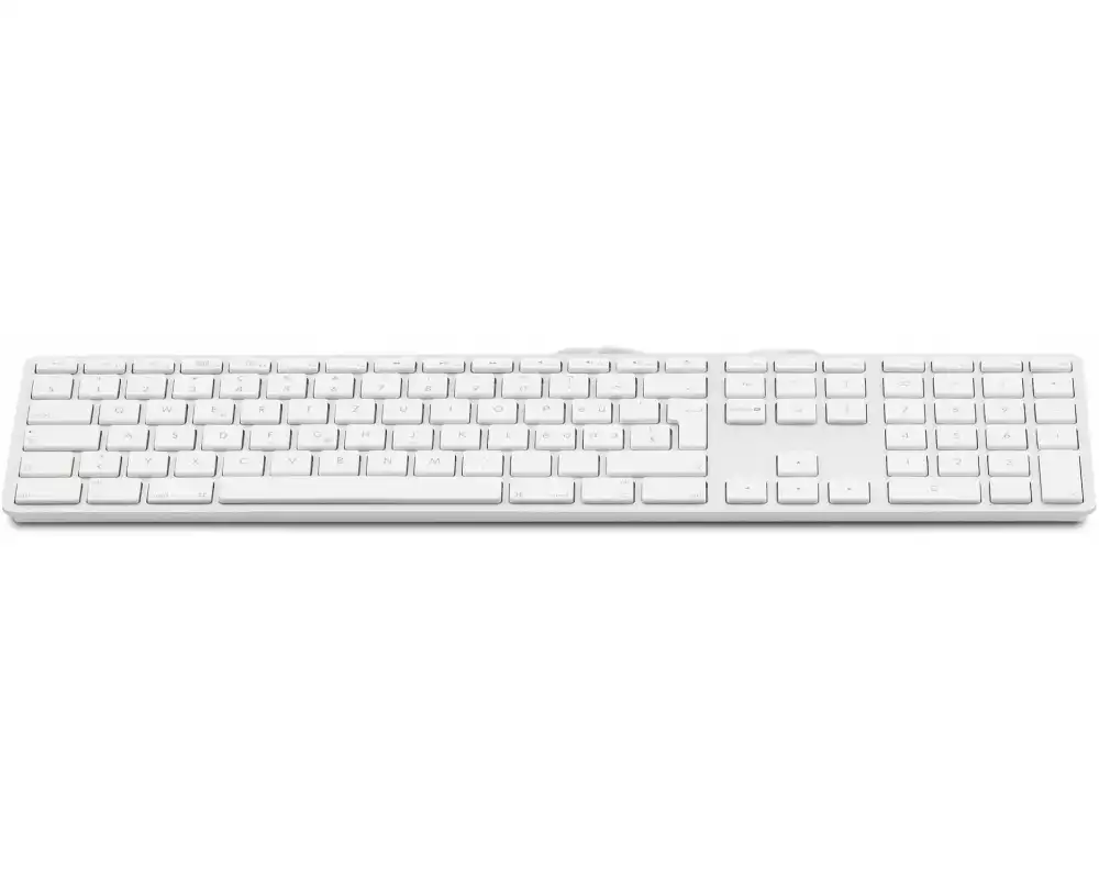 LMP Tastatur KB-1243 Silber, Mac CH-Layout mit Ziffernblock