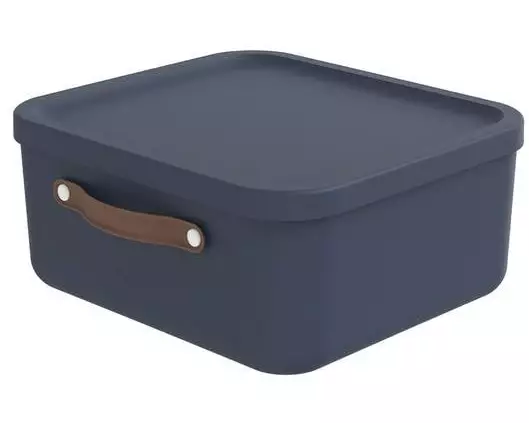 Rotho Aufbewahrungsbox Maloja 20 l, Midnight Blau