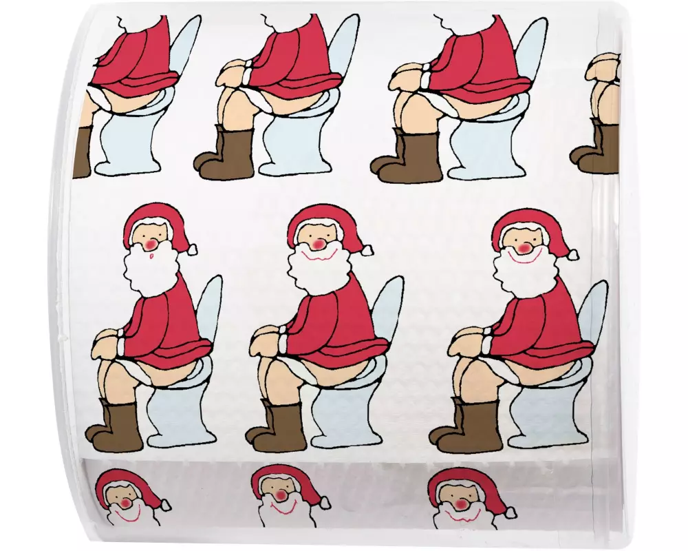 Paper + Design Toilettenpapier Oh Santa 1 Roll, 200 Blatt, 3-lagig