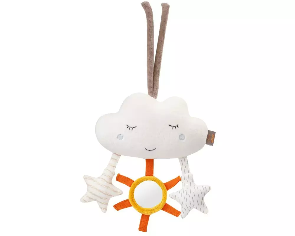 fehn Spielzeug Mini-Mobile Wolke Weiss