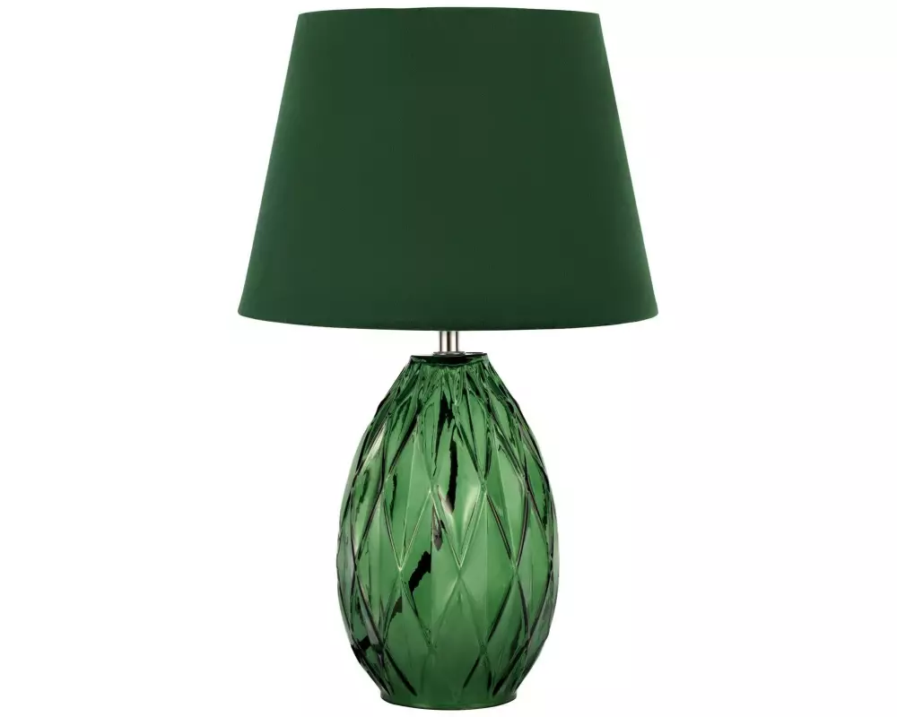 Pauleen Tischleuchte Crystal Velvet 1x E14 Grün