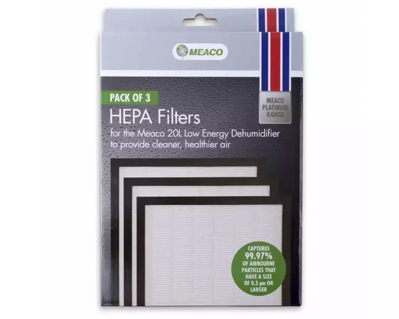 Meaco Luftfilter 20L LE HEPA 3 Stück
