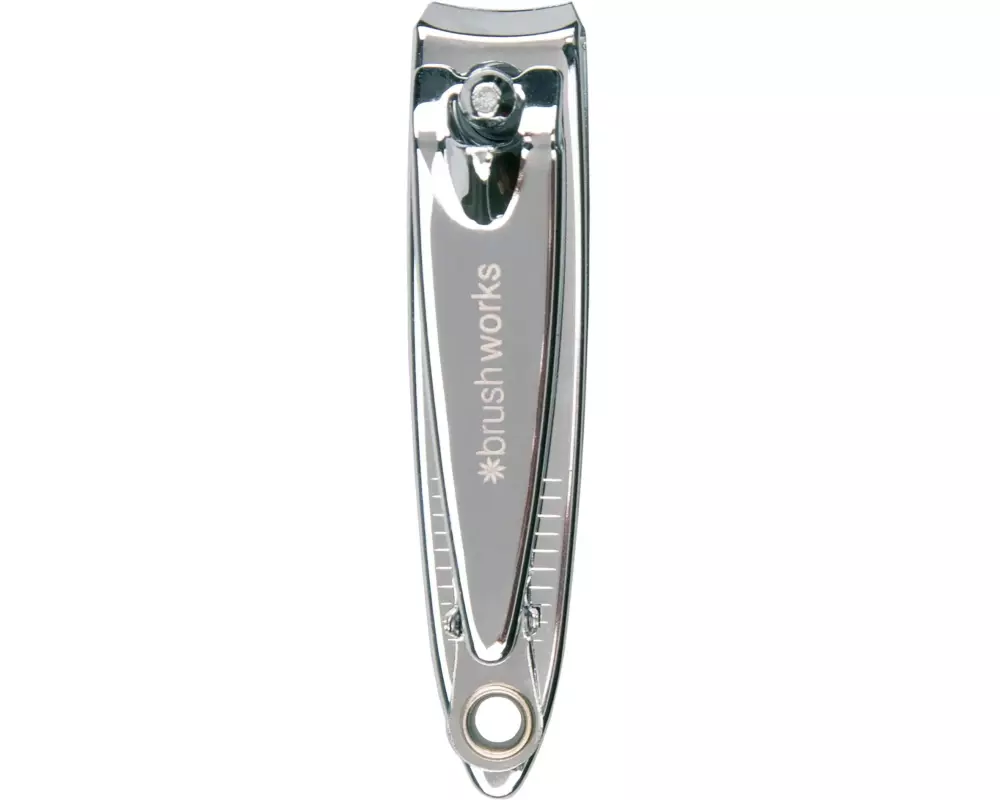 Brushworks Nagelknipser Edelstahl mit Feile und Reiniger