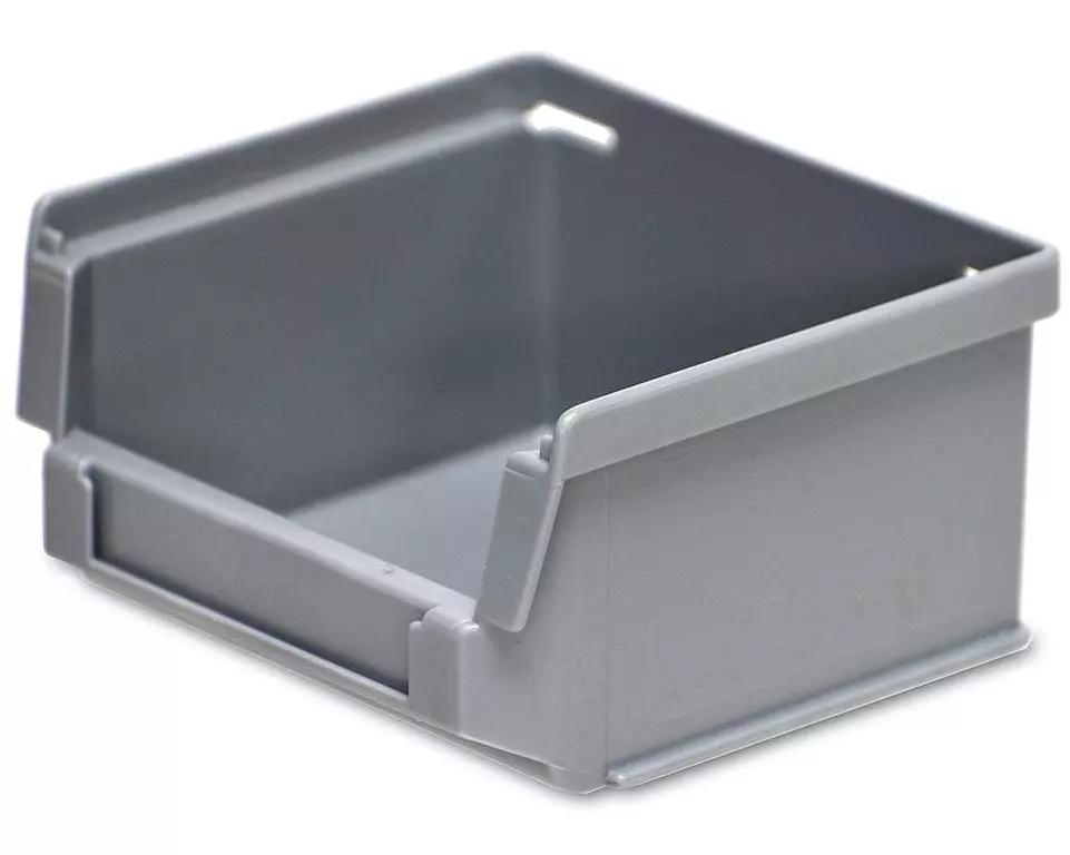 Utz Sichtlagerkasten SILAFIX 6 Silbergrau