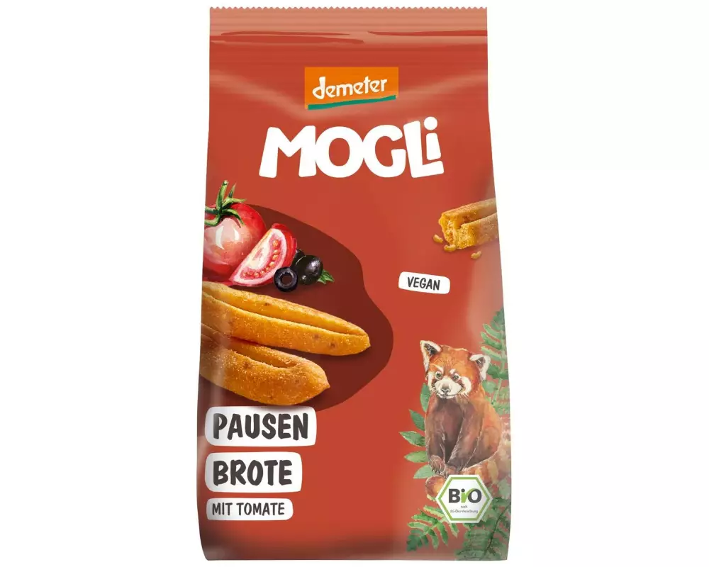 Mogli Knabberspass Pausen Brote mit Tomate 50 g
