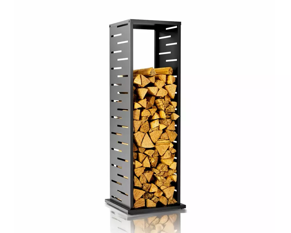 WESTMANN Kaminholzregal Luma Grid Stahl Anthrazit