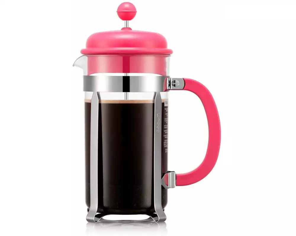 Bodum Kaffeebereiter Caffettiera 1 l, Rosa