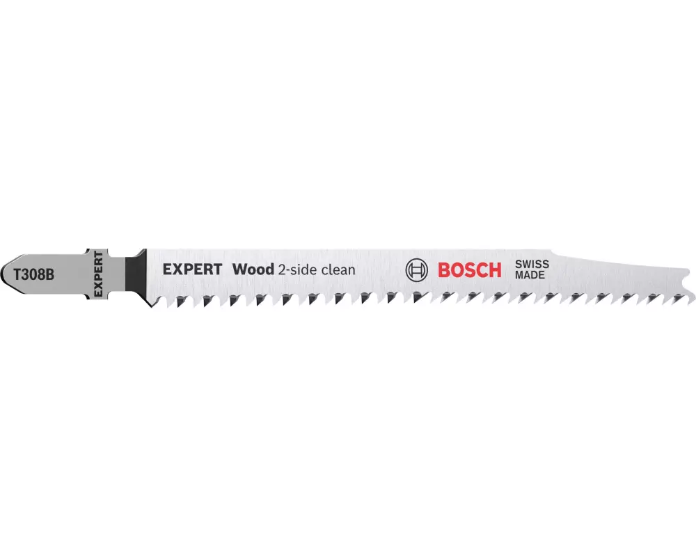 Bosch Professional Stichsägeblatt EXPERT Wood 2-side clean T 308 B, 5 Stück