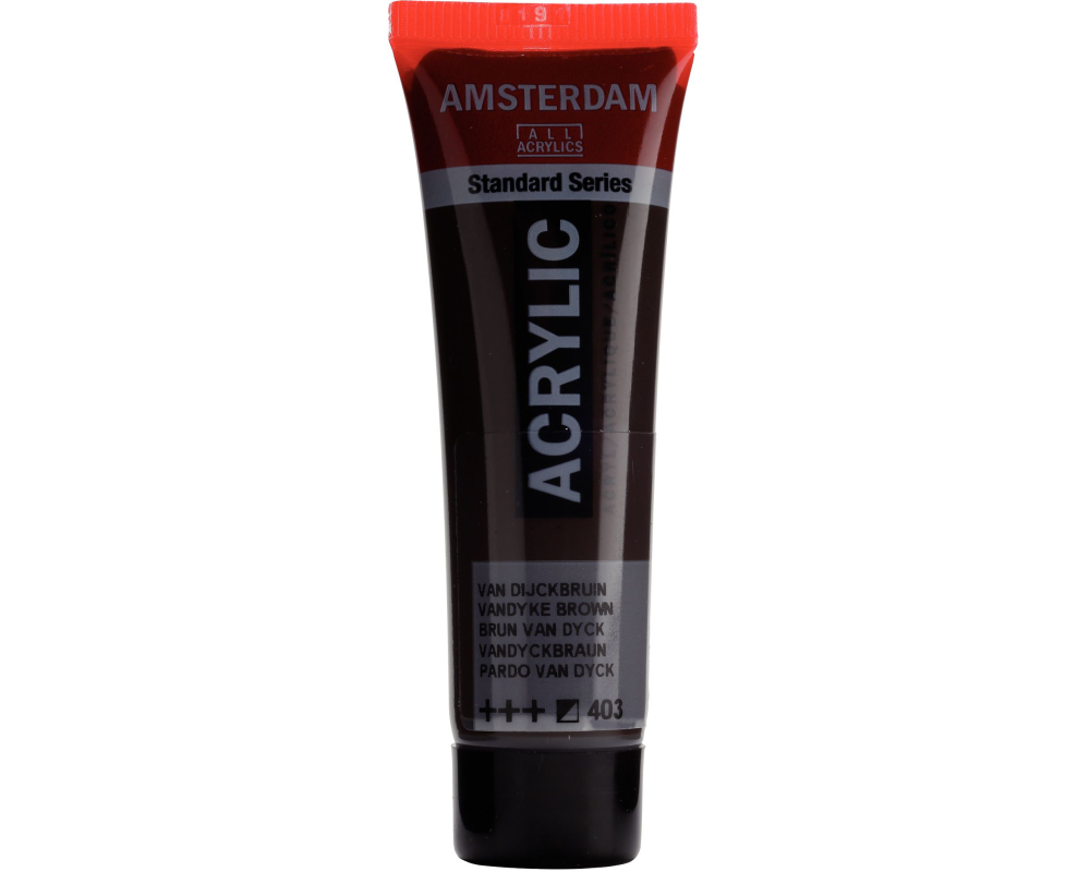 AMSTERDAM Acrylfarbe 20ml 17044030 Vandyckbraun 403