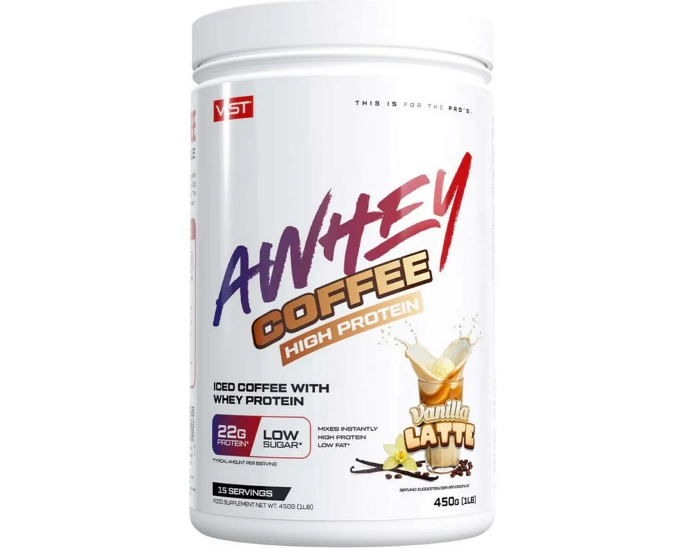 VAST Pulver AWHEY Coffee Vanilla Latte, 450g