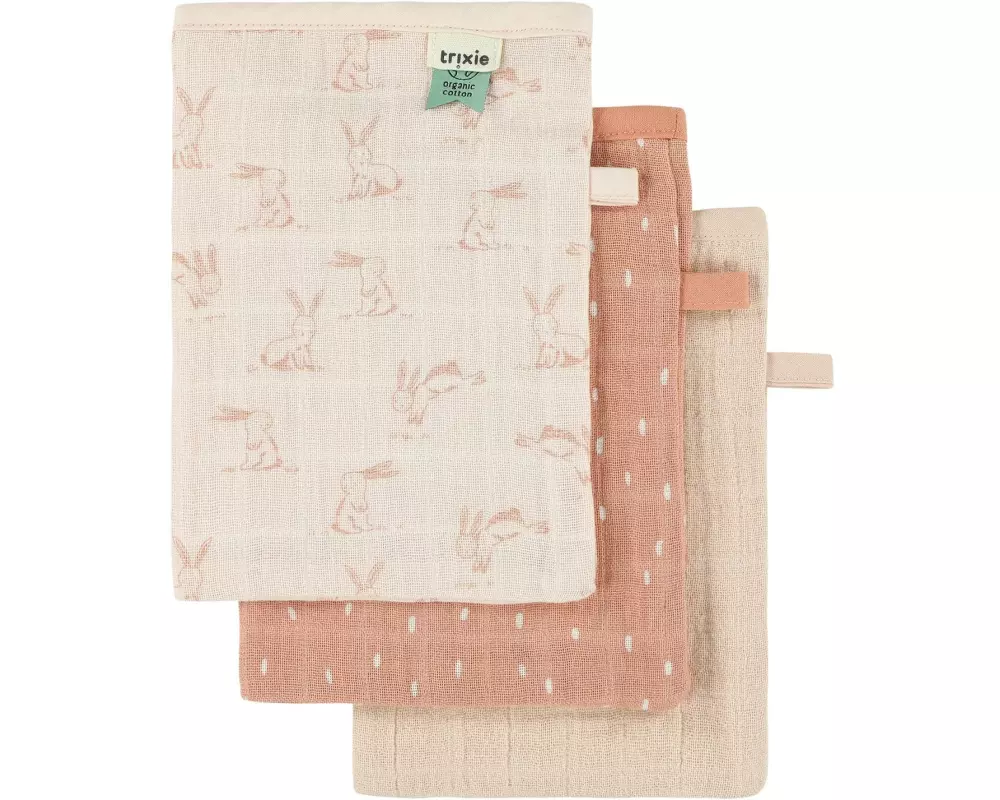 Trixie Mullwaschhandschuhe 3er Set Hase