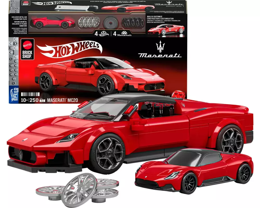 Mega Construx Hot Wheels Mattel Brick Shop Maserati MC20