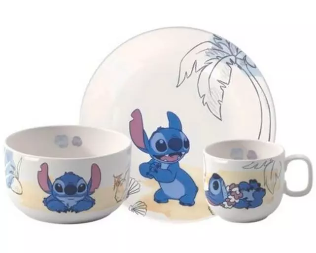Villeroy & Boch Kindergeschirrset Disney Stitch 3-teilig