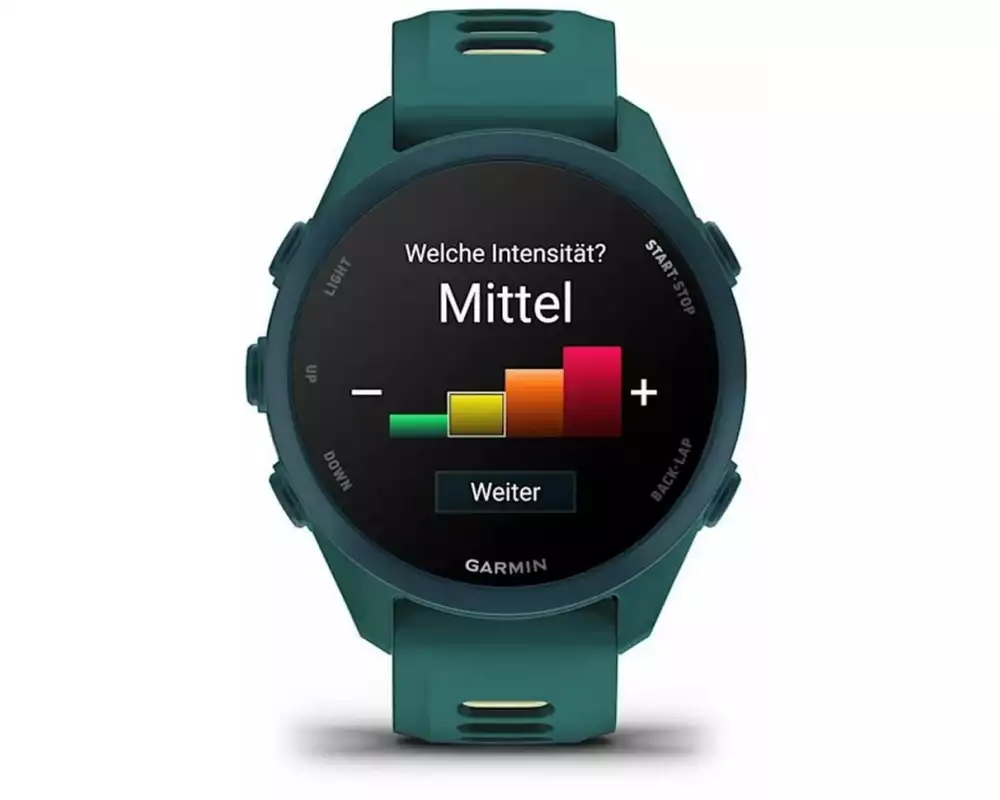 GARMIN GPS-Sportuhr Forerunner 170 Music Grün/Blau/Gelb