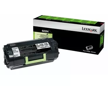 LEXMARK 622H Toner black high Capacity 25.000 pages return program