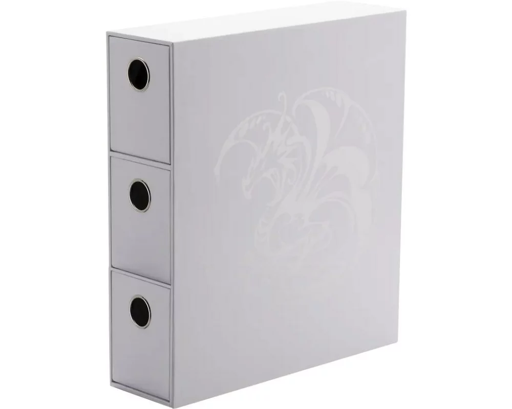 Dragon Shield Sammelordner Fortress Card Drawers White