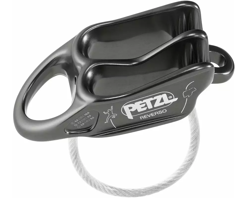 Petzl Abseilgerät Belay Device Reverso, Grau