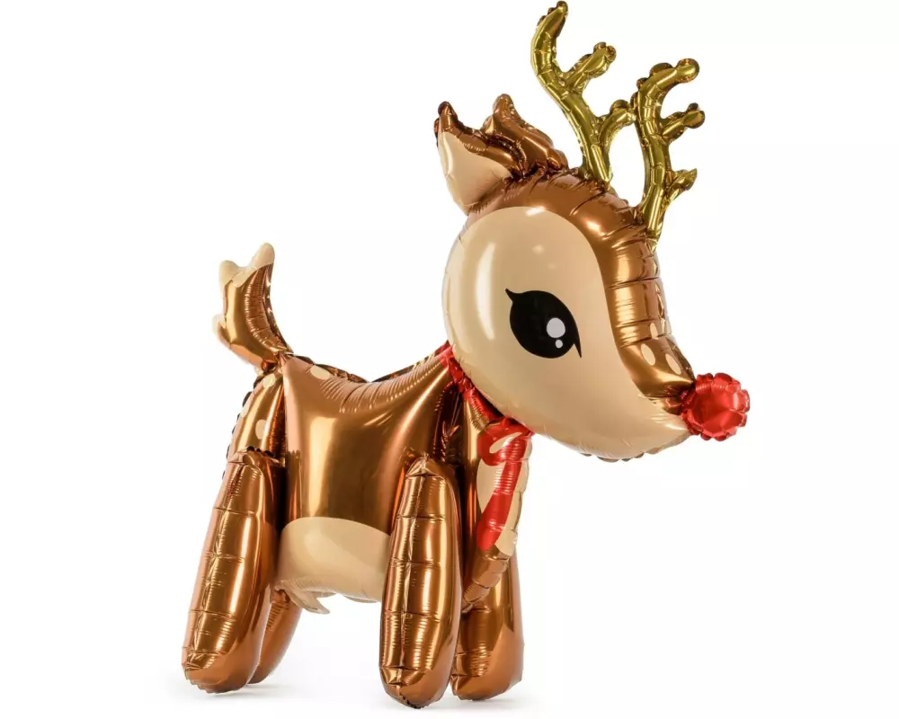 Partydeco Folienballon Braun