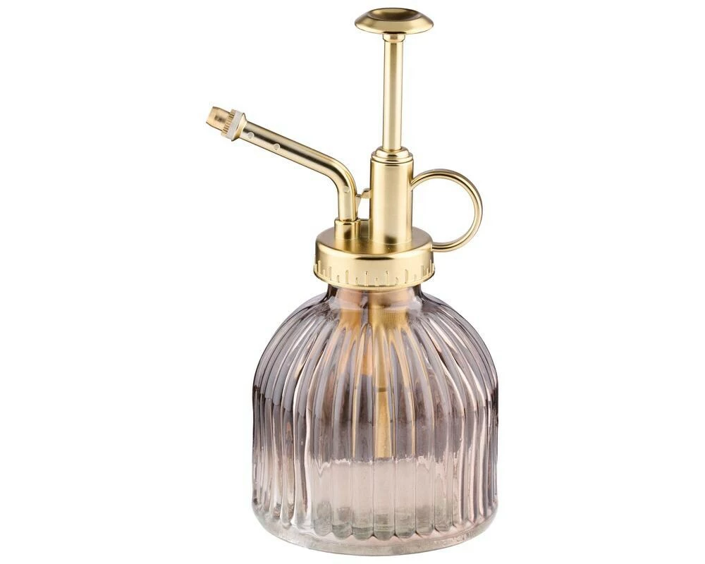 Arti Casa Pflanzenspritze Glas Kunststoff 0.2 l hellrosa Gold 16.5 cm