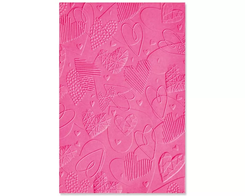 Sizzix Prägeschablone Sizzix 3-D Mark Making Hearts