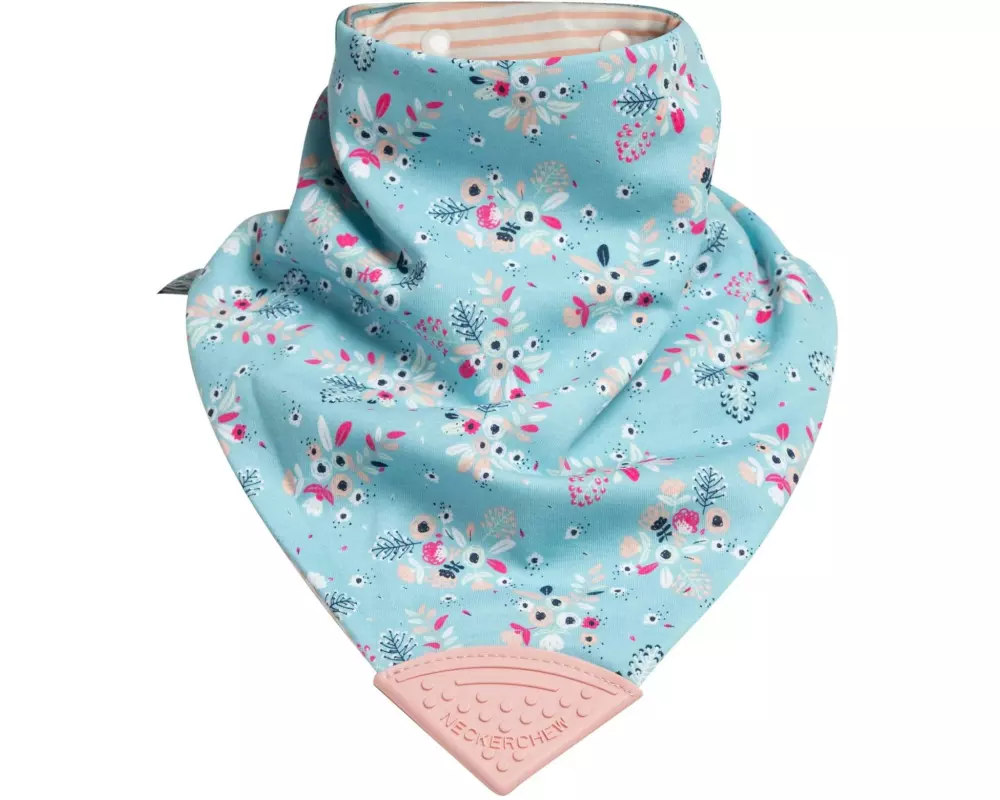 Cheeky Chompers Beisslätzchen Neckerchew Botanical Bloom Gr. L