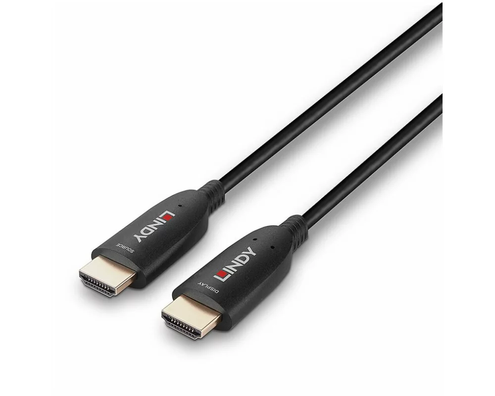 LINDY Cable, HDMI, 8K60, Hybrid, Fibre Optic, 20m