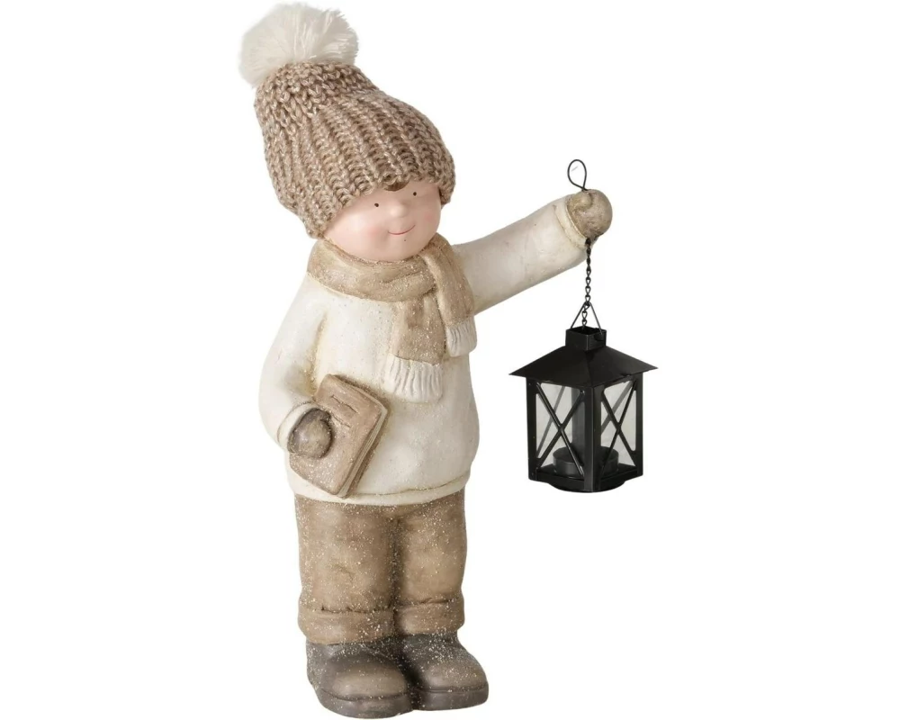 Boltze Weihnachtsfigur Charlie Kunststoff, 40 cm