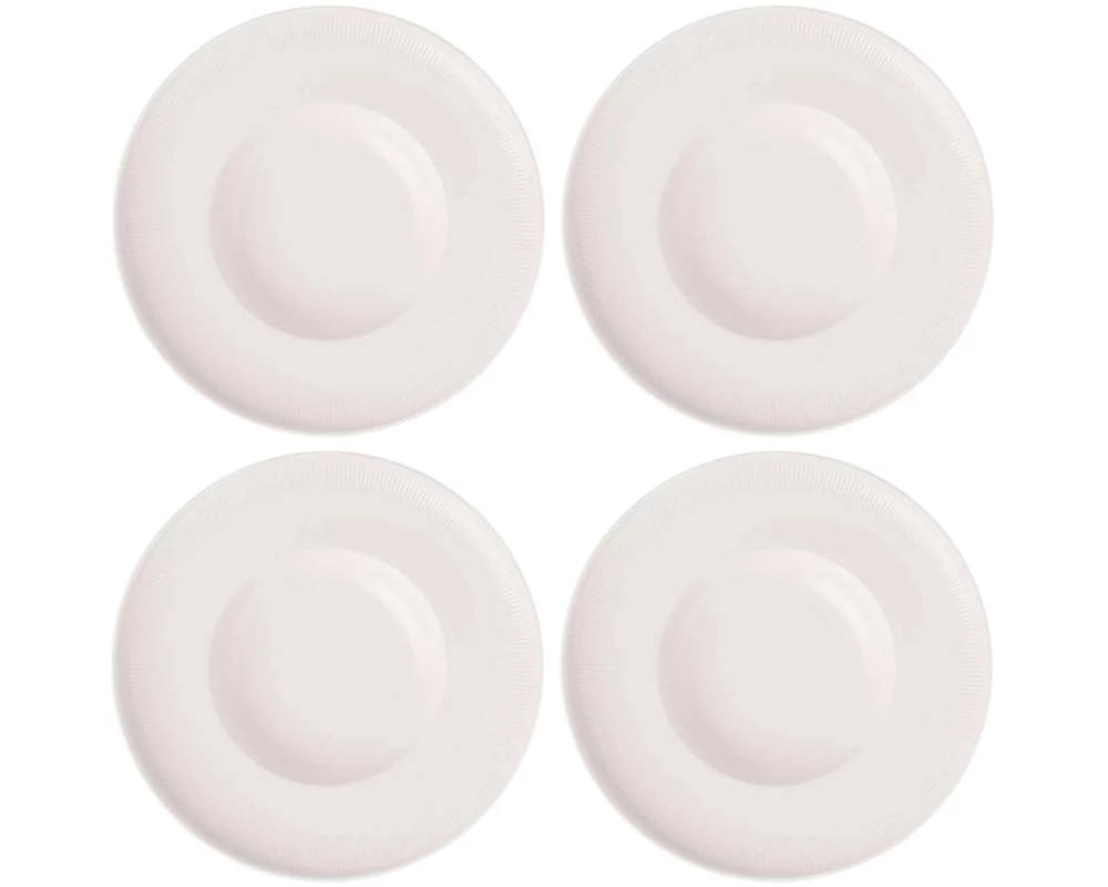 Villeroy & Boch Suppen- & Pastateller Afina Ø 29 cm, 4 Stück,Weiss
