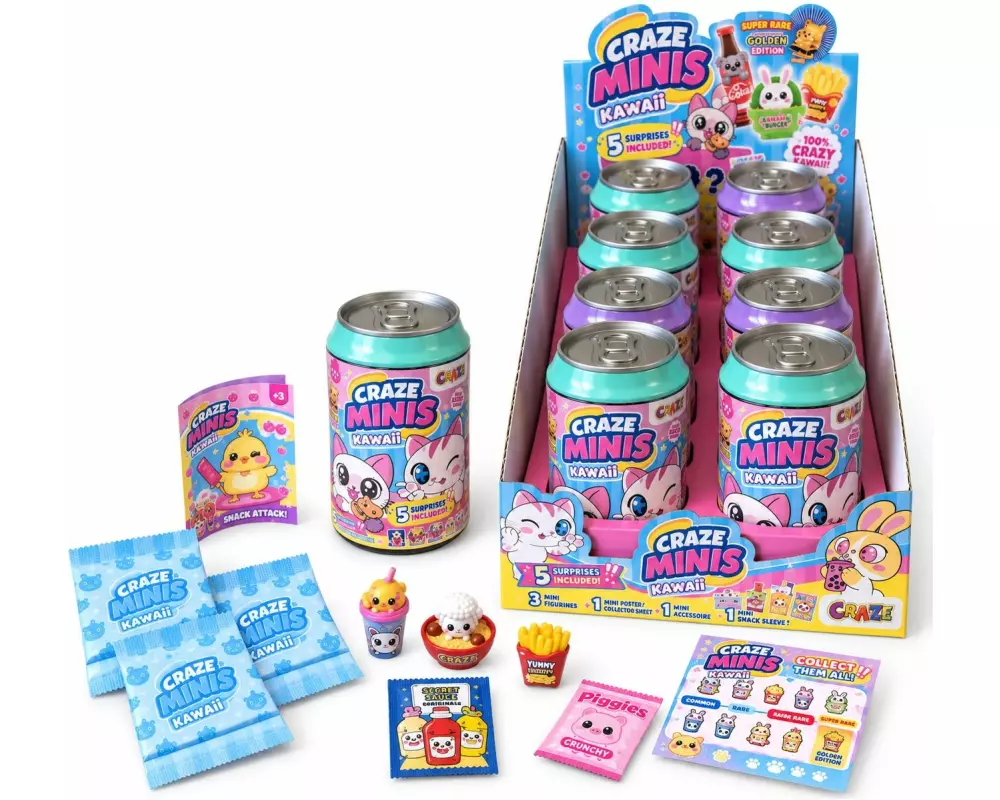 Craze CRAZE Minis Kawaii Kunststoff Multi