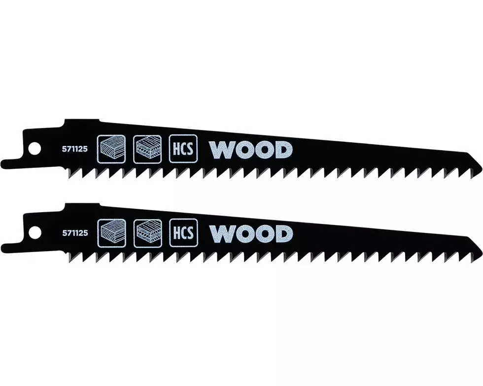 kwb Säbelsägeblätter-Set HCS Holz, kurve 2-tlg 152 mm
