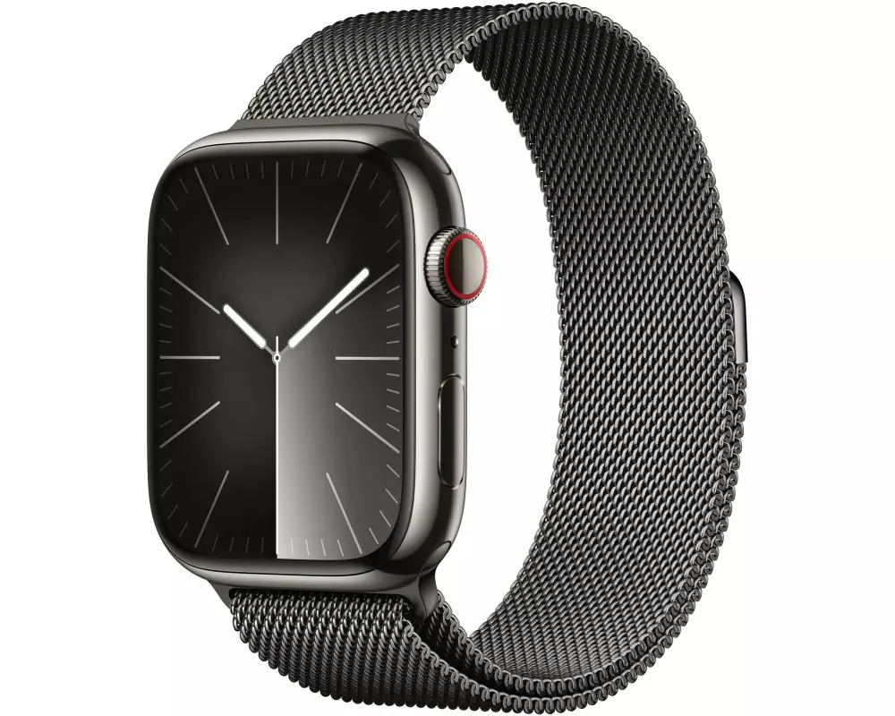 Apple Watch Series 9 45 mm LTE Graphit Milanaise Loop