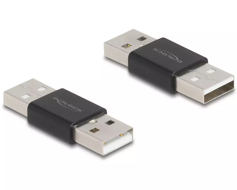 Delock USB-Adapter Gender Changer USB-A Stecker - USB-A Stecker