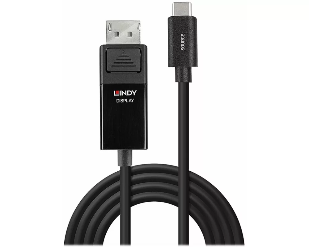 LINDY 1m USB Type C, to DP, 8K60, Adapter Cable