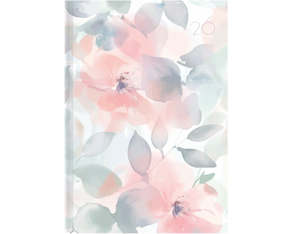 BIELLA GA Dispo Term 2026 808543720026U 1W/2S Floral ML 14.5x20.5cm